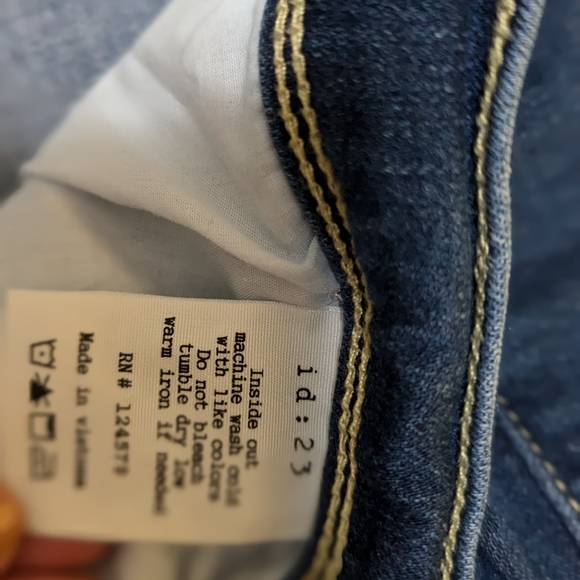 id:23, size 33, Skinny jeans, dark - Picture 3 of 4